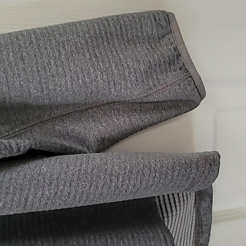 XL Like-new Orvis Gray Men's Zip Athletic Long Sleeve Shirt Fleece Lined - Picture 2 of 9